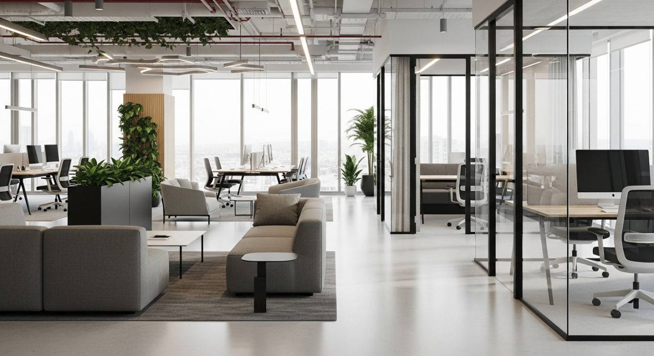 Hibrit Çalışma Modeline Uygun Modern Ofis Tasarımı ve Esnek Mekan Çözümleri
